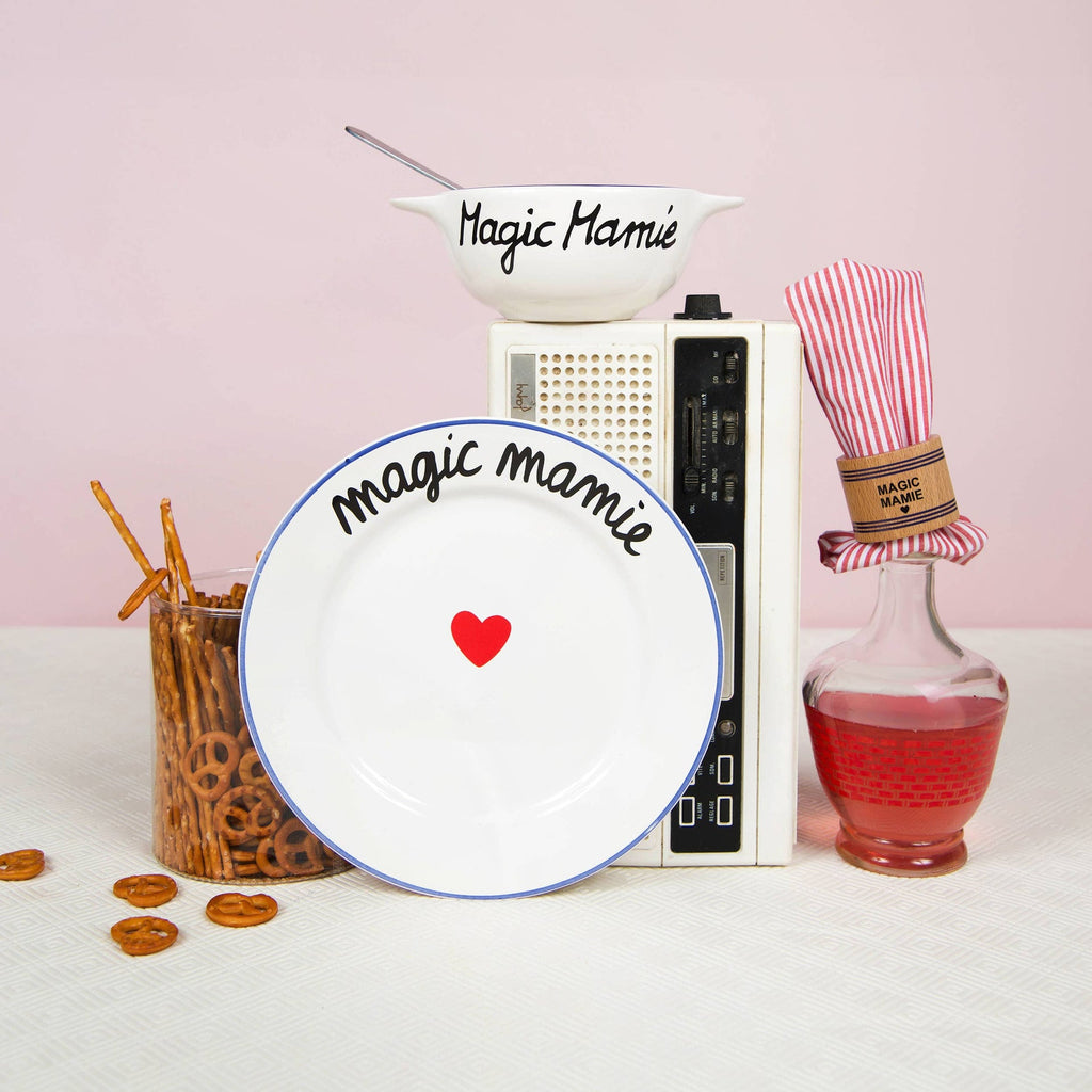 Assiette La Famille S’éclate - Magic Mamie | Objetos de diseño y regalos originales