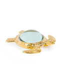 Loupe en laiton en forme de tortue