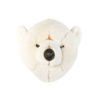Décoration Murale Peluche Basile le Ours Polaire - Wild & Soft