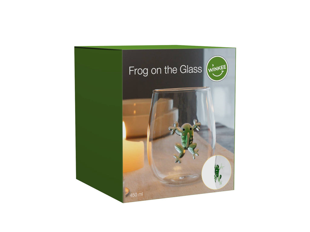 Glasfigur Frosch