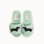 Pair of slippers pins - Dachshund