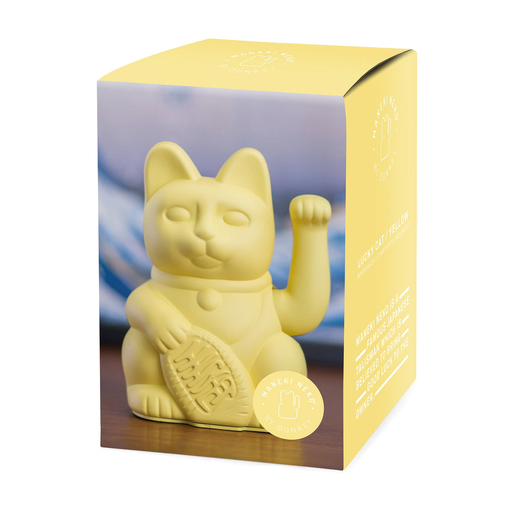 Glückliche gelbe Katze