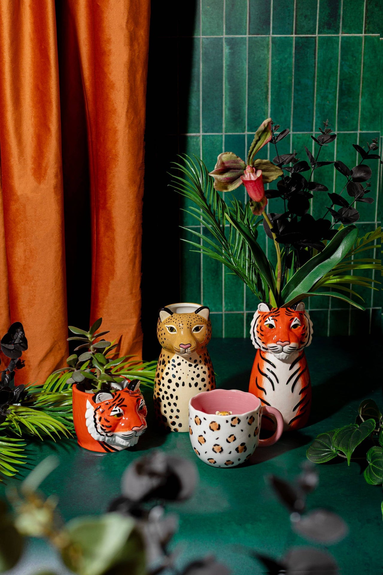 Leopard Vase