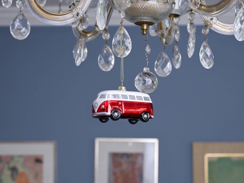 Décoration de Noël VW T1 Bus Rouge & Blanc | Oggetti di design e regali originali