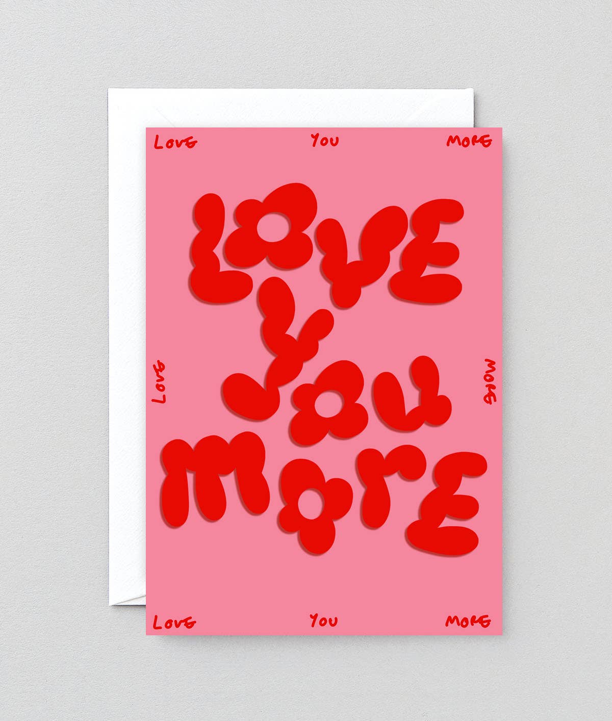 Carte de vœux “Love You More” | Design e regali originali