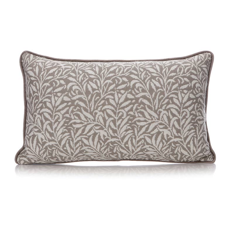 Quadratisches Kissen William Morris - ACS Weidengrau 30 x 50 cm