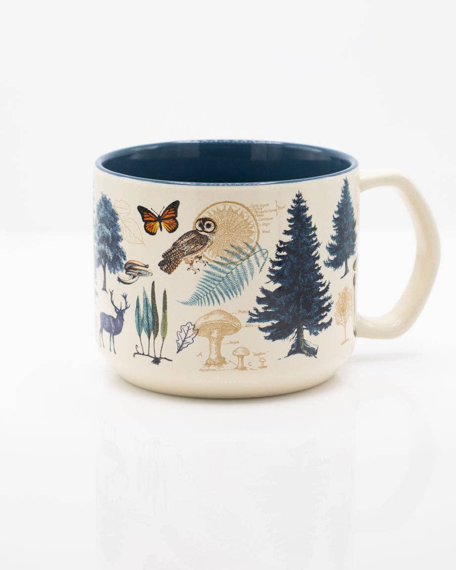 Oggetto regalo di design – Mug Woodland Forest – produit scientifique Cognitive Surplus EU, vue 1