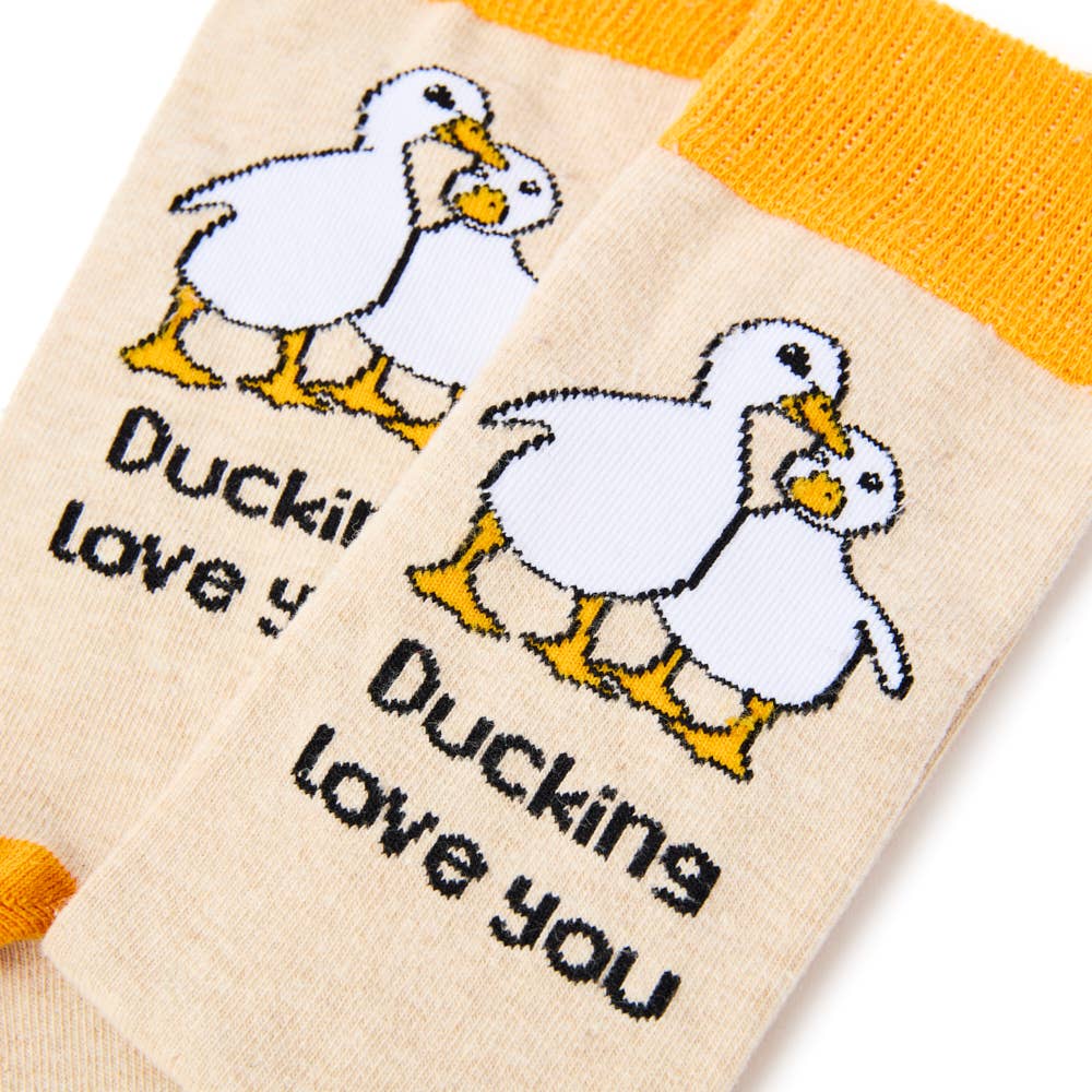 Chaussettes Canard "Ducking Love You" | Oggetti di design e regali originali