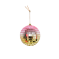 Boule de Noël Disco Rose/or - 15cm