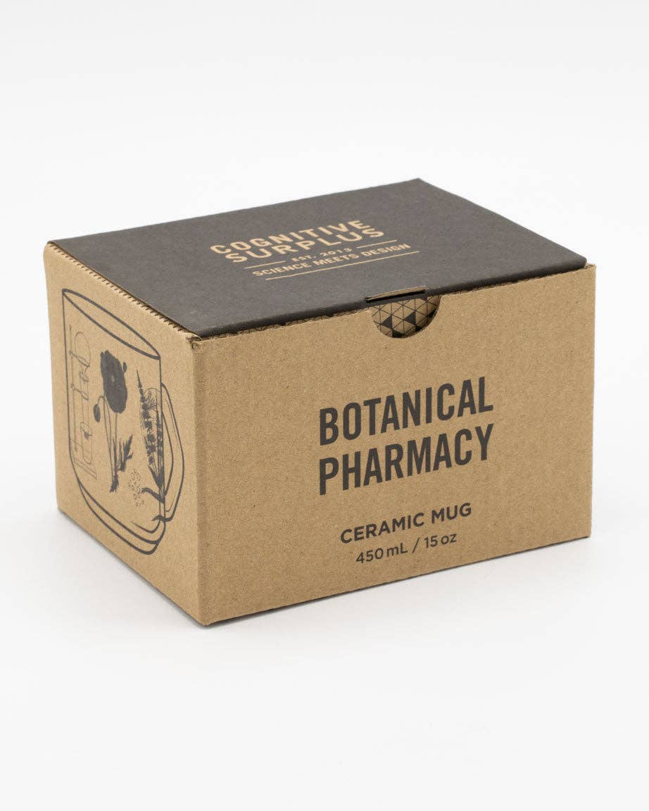 Oggetto regalo di design – Mug Botanical Pharmacy (430 ml) – produit scientifique Cognitive Surplus EU, vue 3