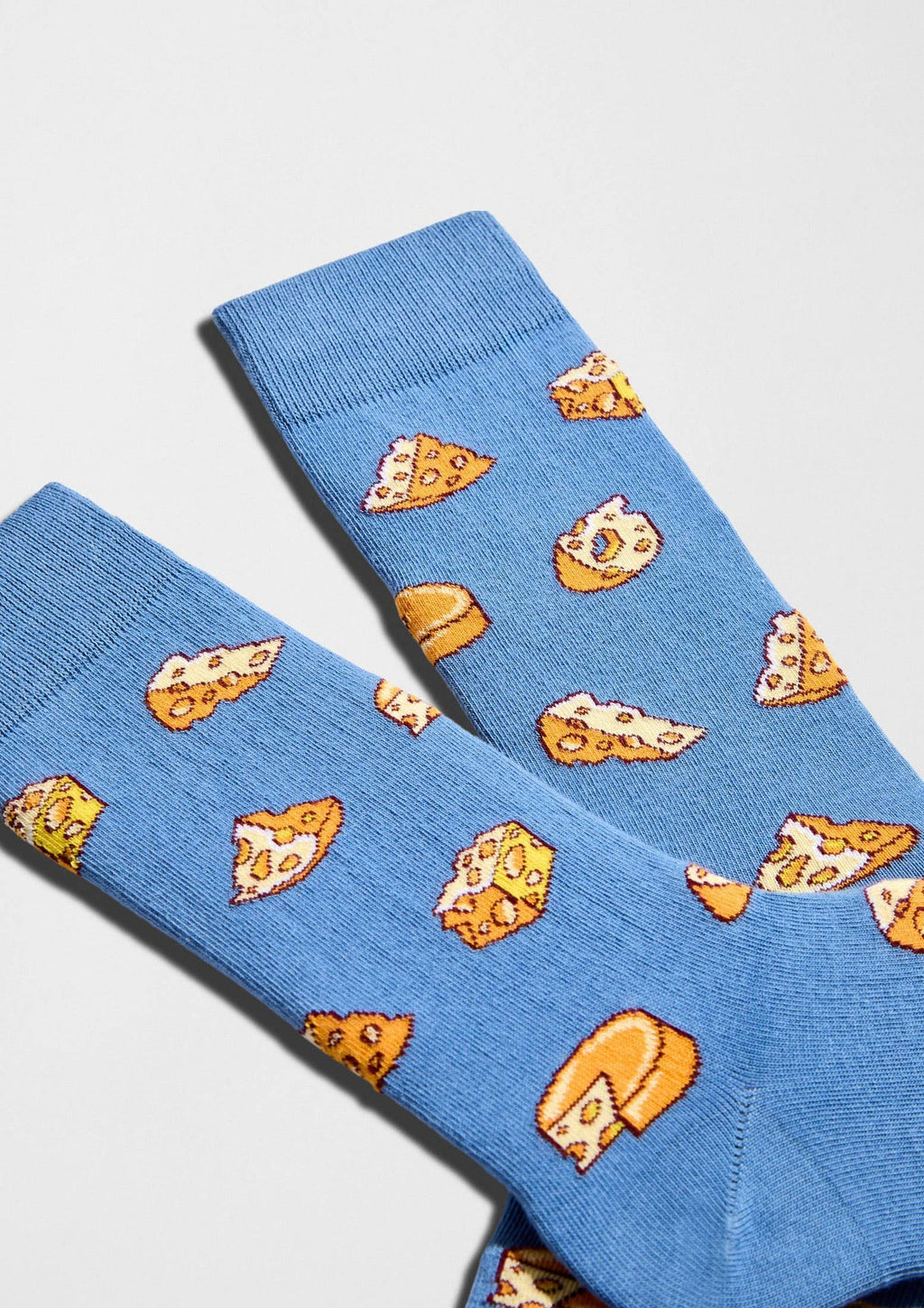 BeCheese Blue - Chaussettes coton biologique