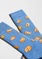 BeCheese Blue - Chaussettes coton biologique