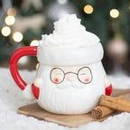 Weihnachtstasse in Form des Weihnachtsmanns