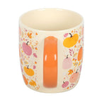 Mug d'automne à motif de citrouilles roses et orange