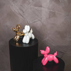 Ornement - Tirelire Chien Ballon - Rose Néon - 17x7x17cm | Designproducten en originele cadeaus