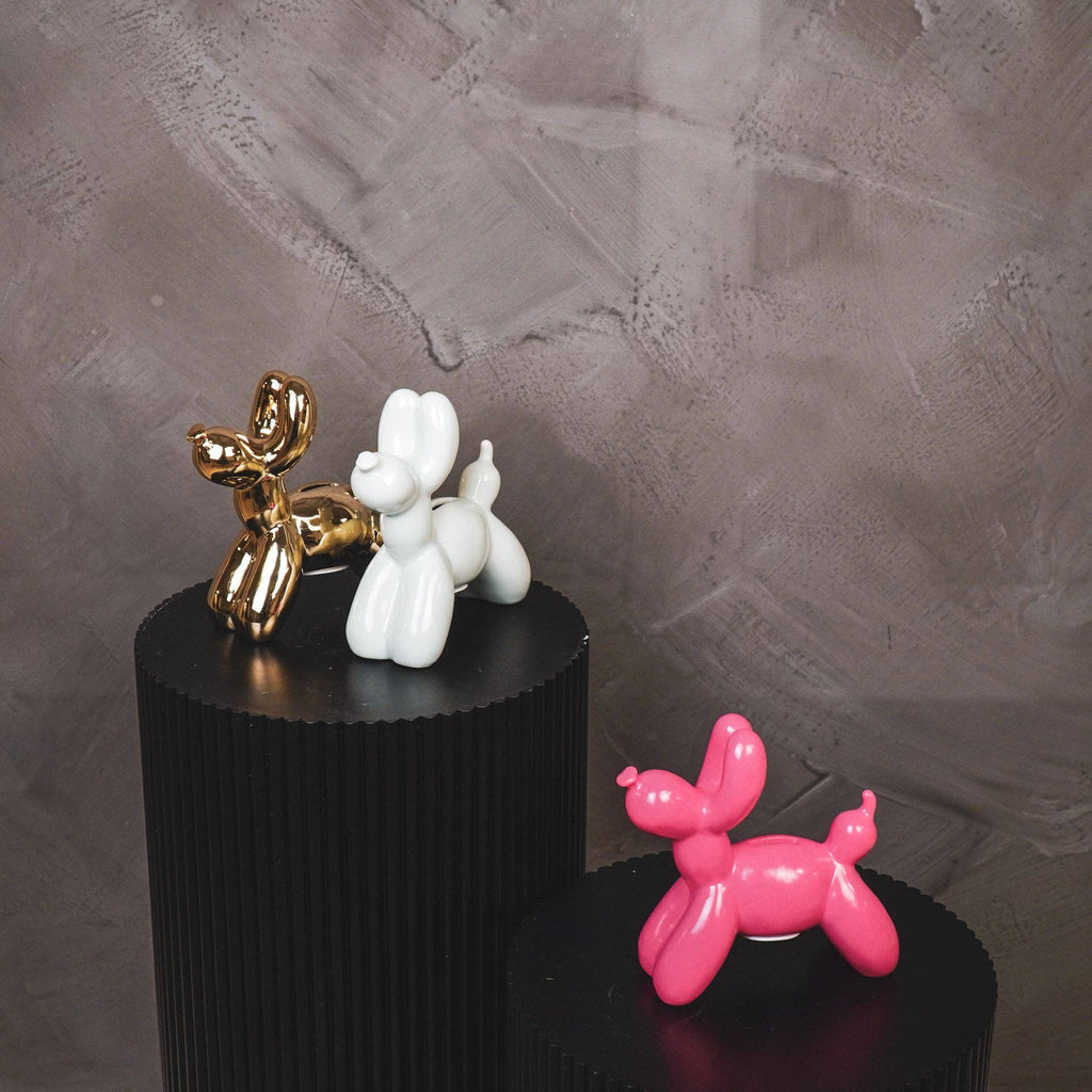 Ornement - Tirelire Chien Ballon - Vert menthe - 17x7x17cm | Designproducten en originele cadeaus
