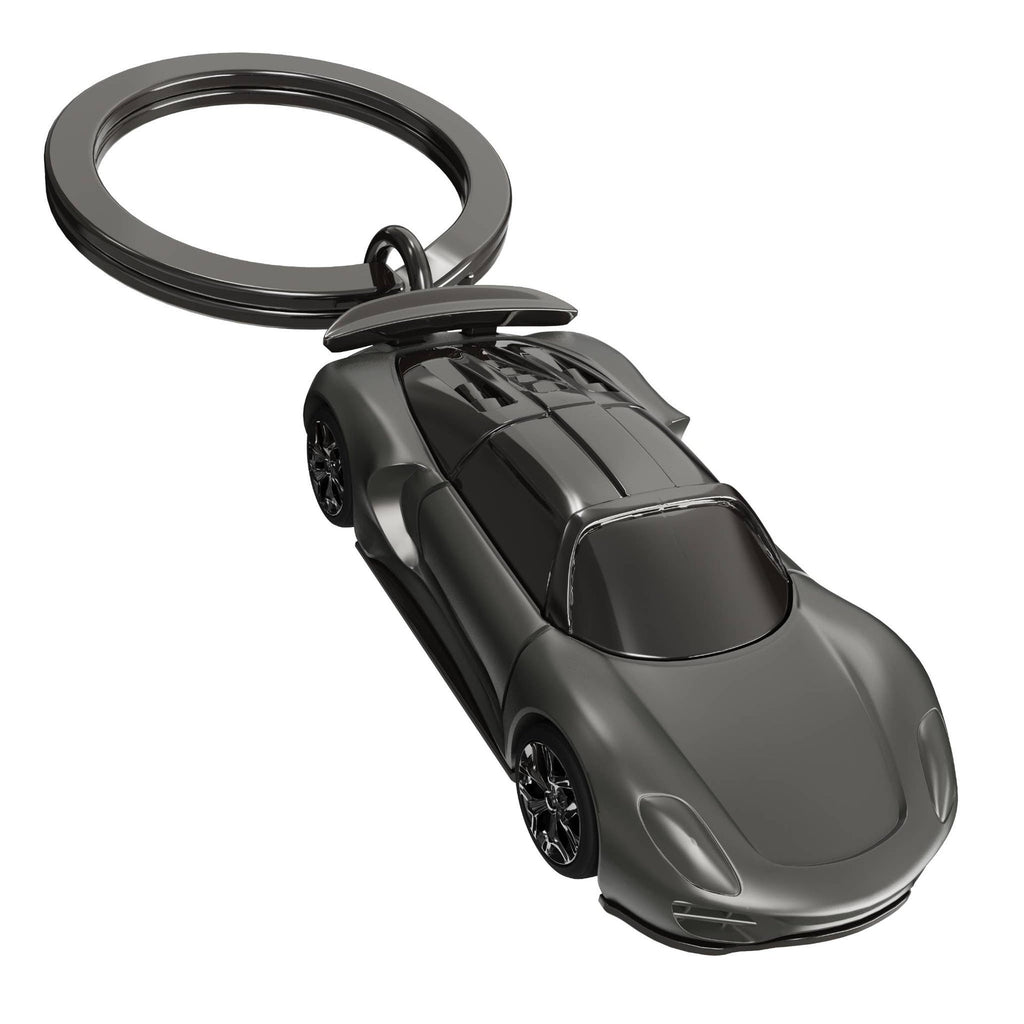 Oggetto regalo di design – porte cles supercar noire metalmorphose