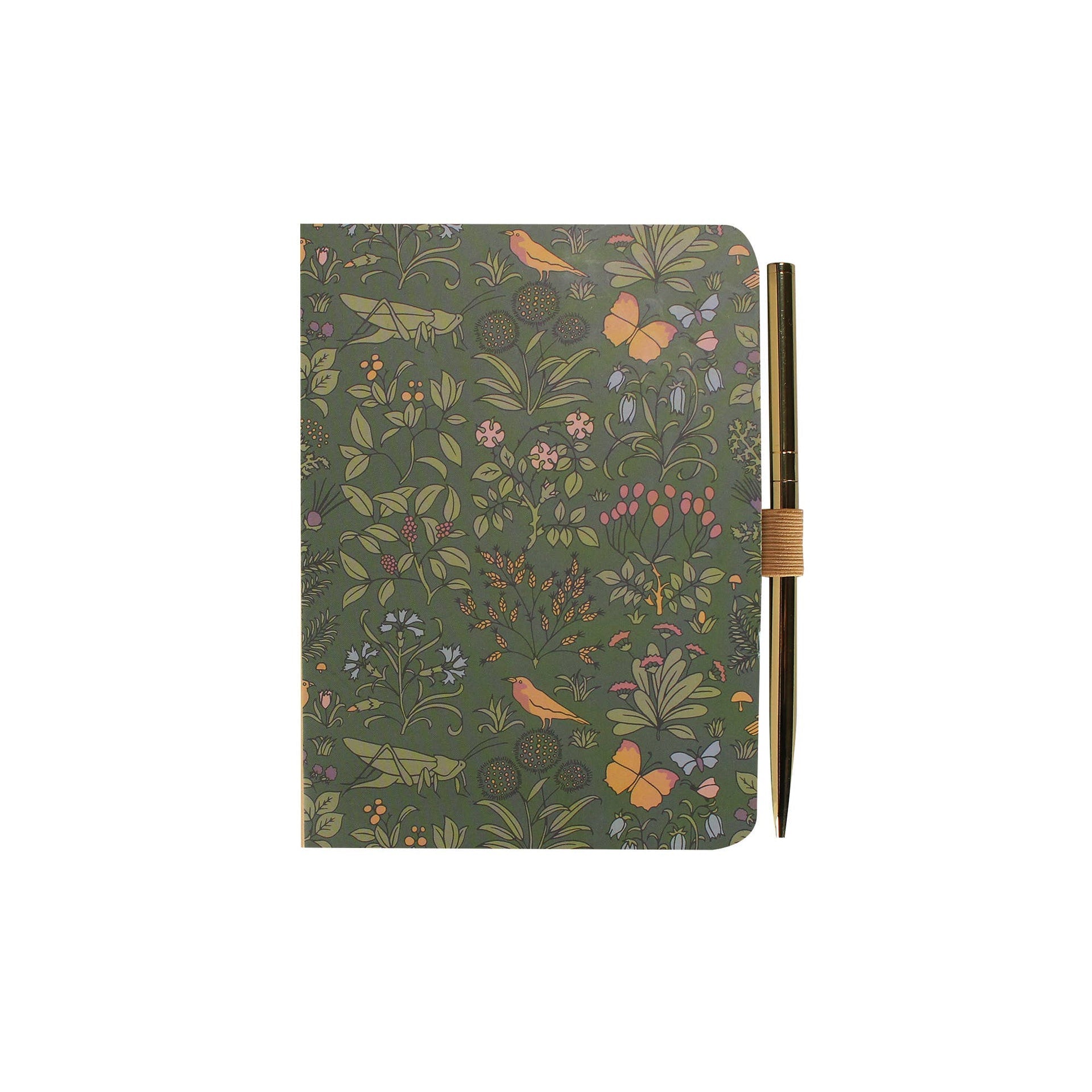 Carnet A6 avec stylo Voysey - Apothecary's Garden