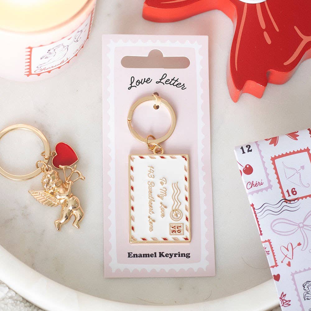 Porte-clés Lettre d'amour Saint-Valentin | Design e regali originali