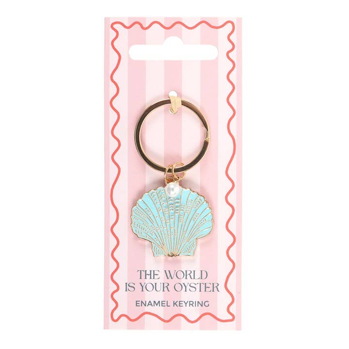 Porte-clés Coquillage et Perle « The World is your Oyster » | Design e regali originali