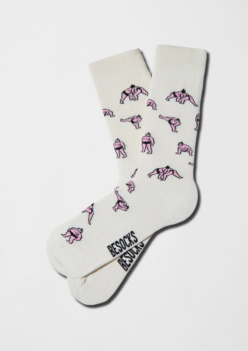 Chaussettes BeJapan Sumo Blanc cassé / 41/46 – Besocks