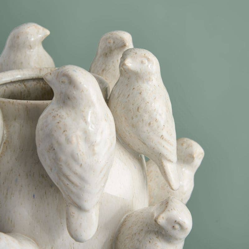 M. Oisillon White Vase