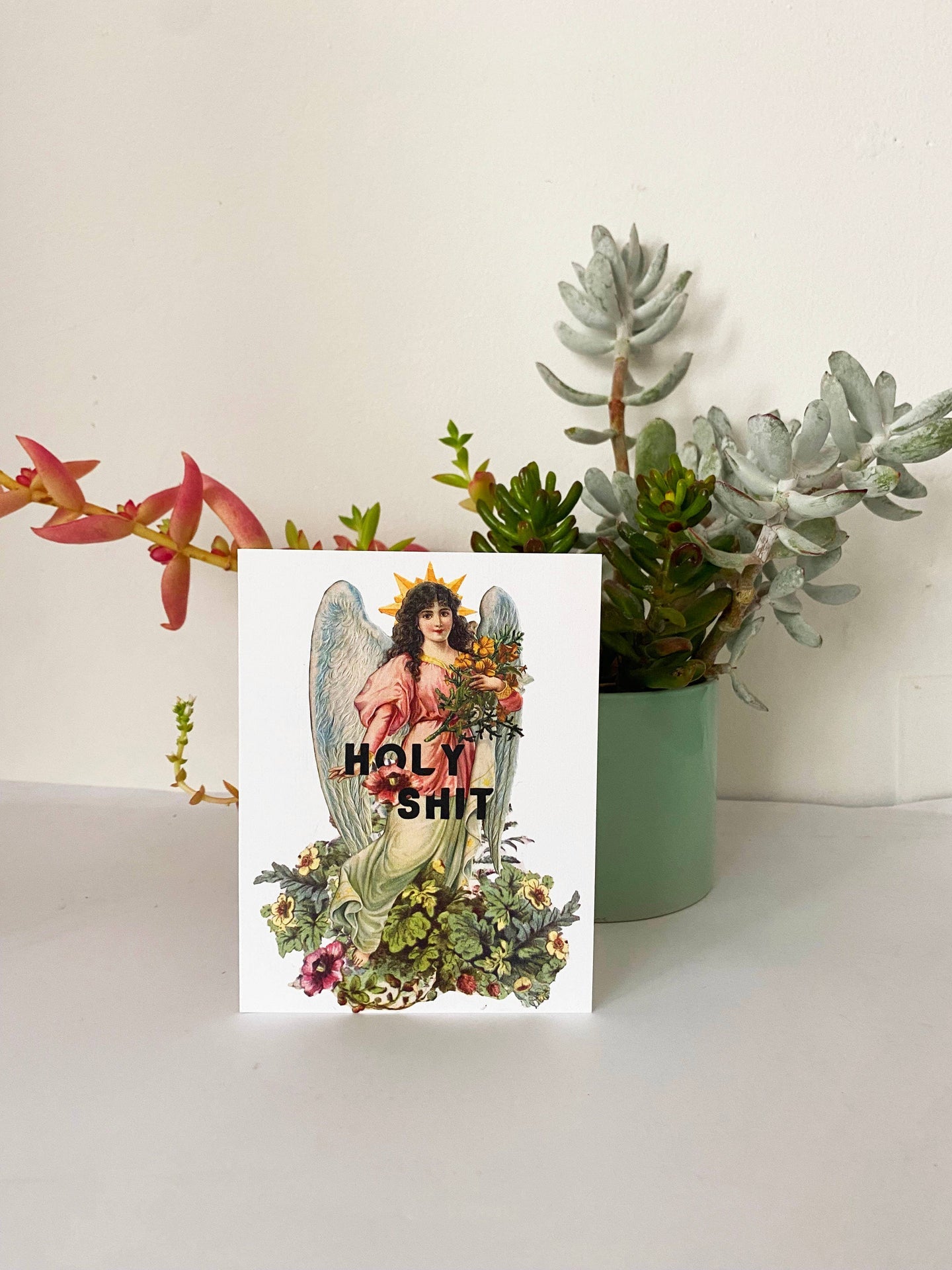 Carte de vœux Holy Shit