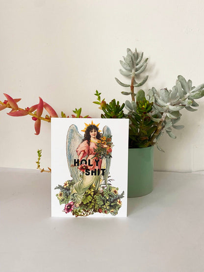 Carte de vœux Holy Shit