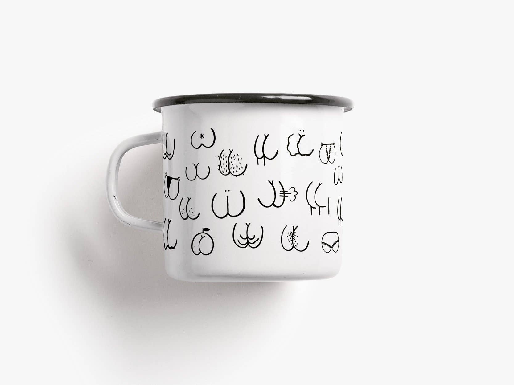 Tasse en émail - Bad Ass | Oggetti di design e regali originali