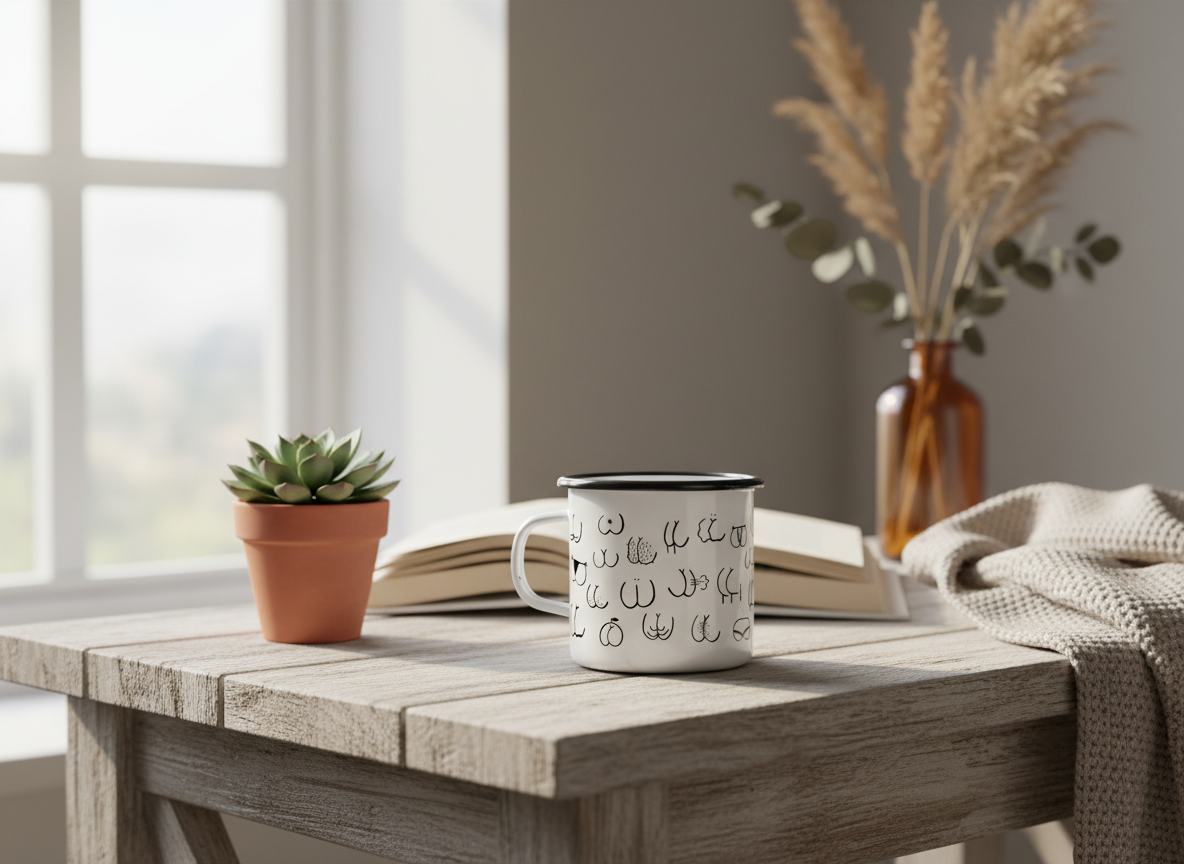 Tasse en émail - Bad Ass | Oggetti di design e regali originali