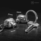 Designcadeau – porte cles caravane fabach 