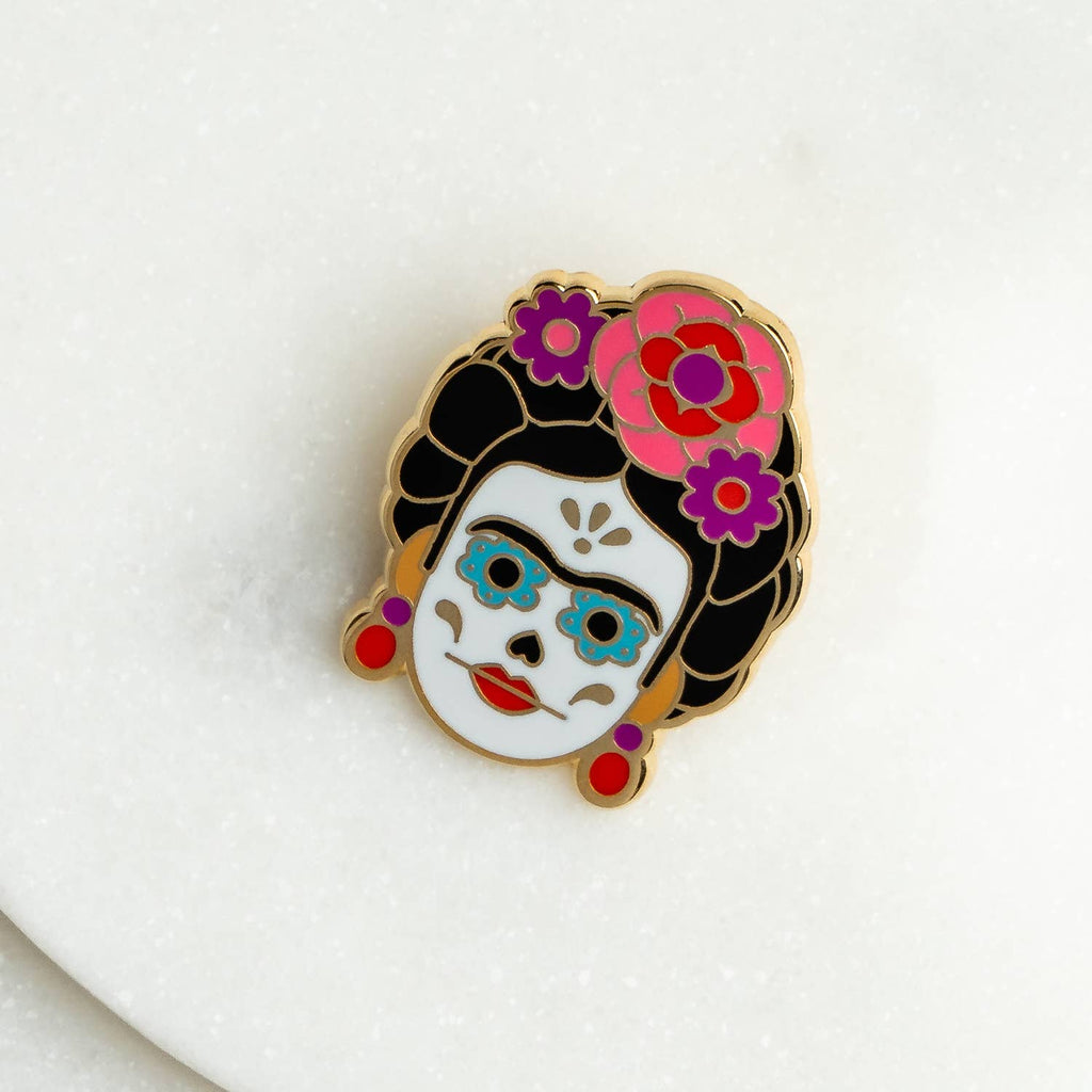 Frida Kahlo Totentag Pin