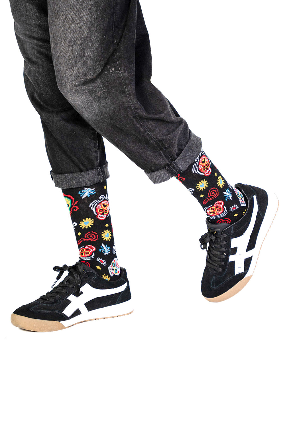 Chaussettes Dia de los Muertos | Design-lahjat ja sisustustuotteet