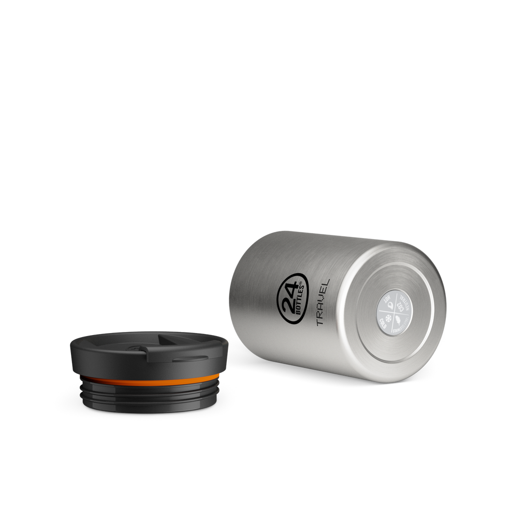 Travel Tumbler | Brushed Steel - 350 ml
