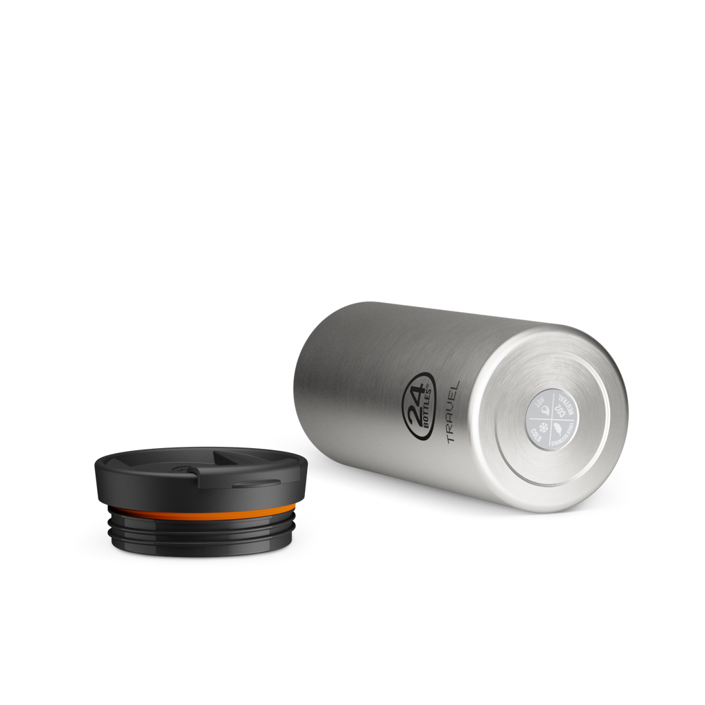 Travel Tumbler | Brushed Steel - 600 ml