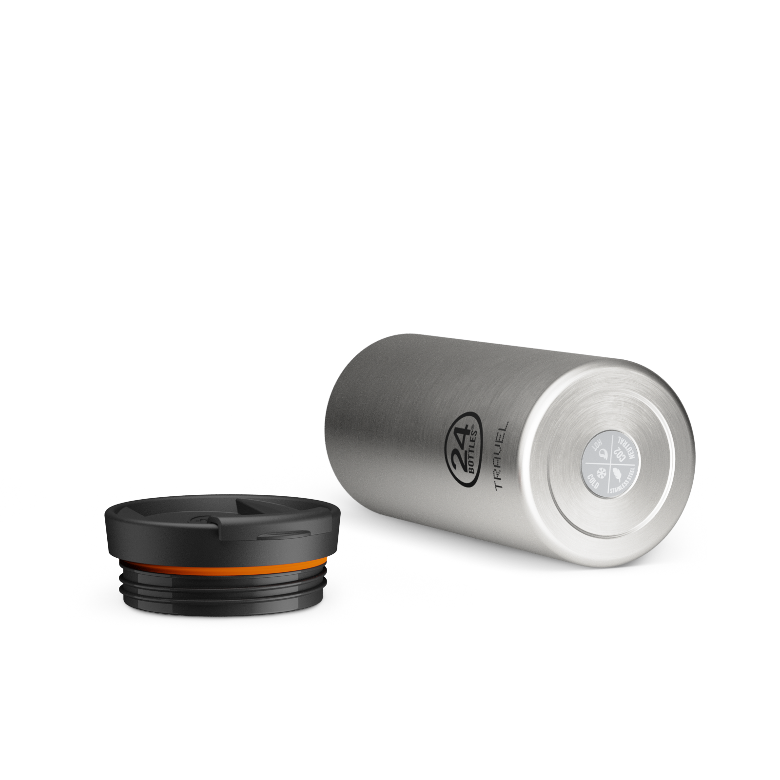 Travel Tumbler | Brushed Steel - 600 ml