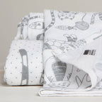 Lot de 2 torchons à vaisselle Cat Print London Gray | Design e regali originali