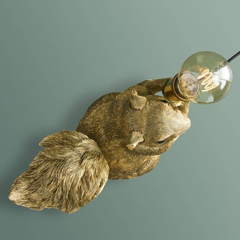 Eduard Eichhorn Tischleuchte, Gold, 34,5 x 17 x 34 cm