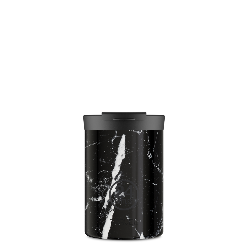 Travel Tumbler | Black Marble - 350 ml