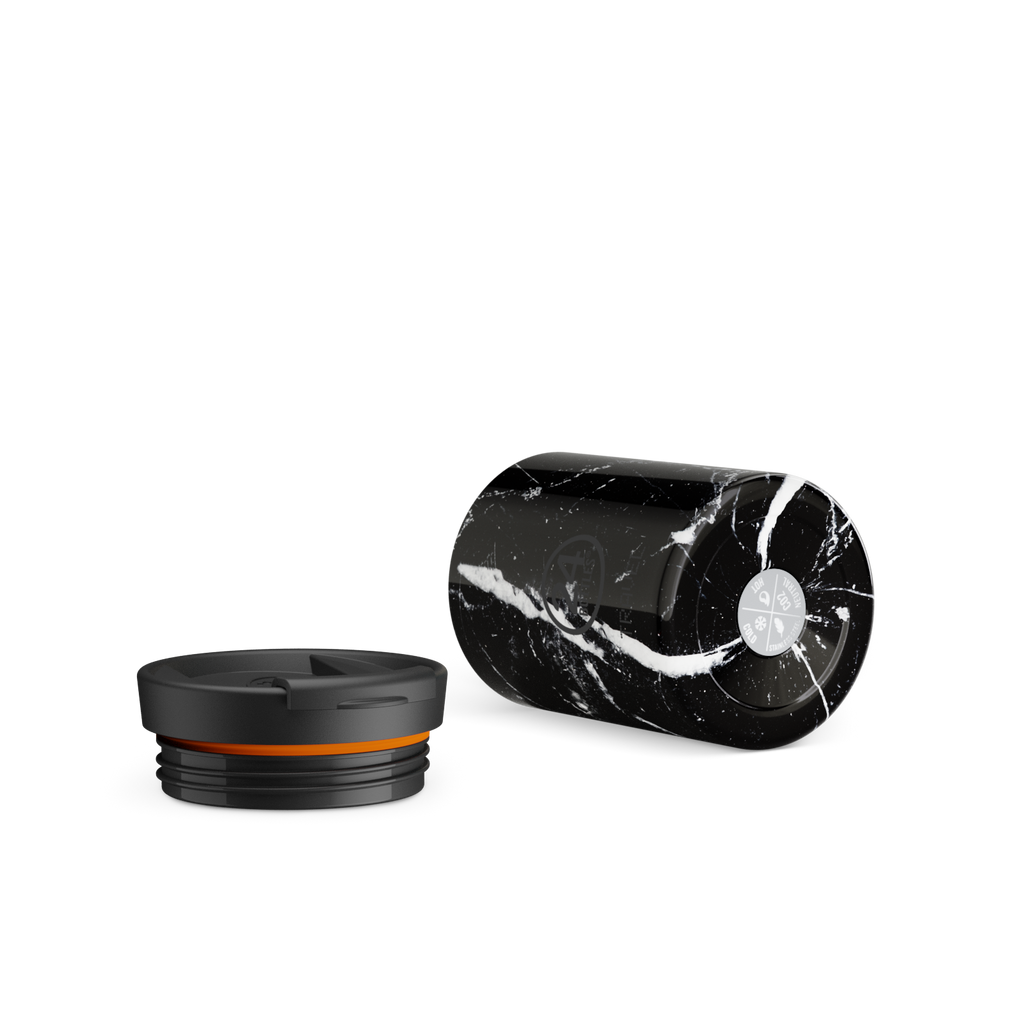 Travel Tumbler | Black Marble - 350 ml