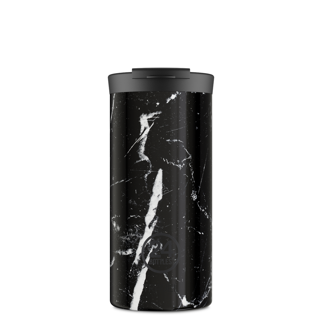 Travel Tumbler | Black Marble - 600 ml