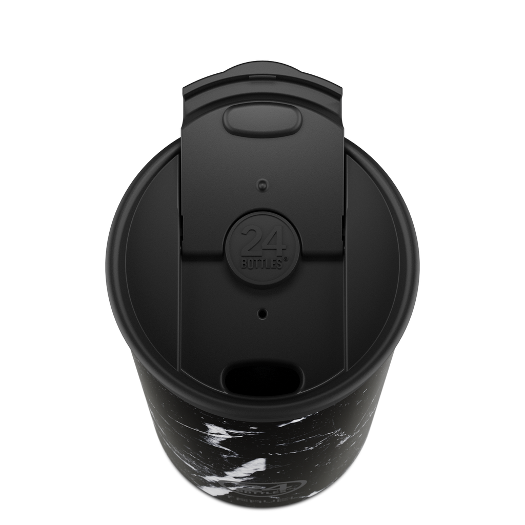 Travel Tumbler | Black Marble - 600 ml