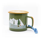 Mug en émail “You Find Me Outdoors” | Design e regali originali