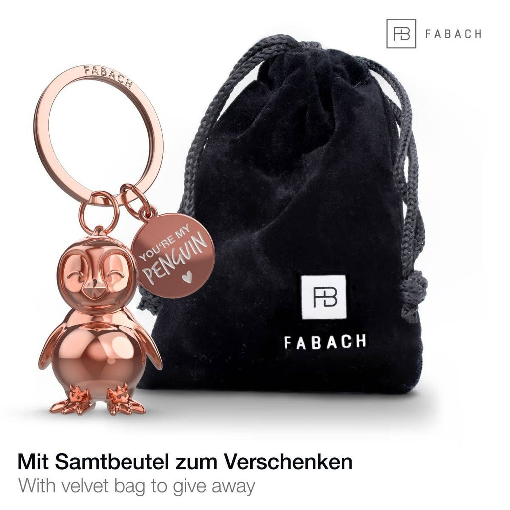 Oggetto regalo di design – porte cles pingouin tu es mon pingouin fabach 