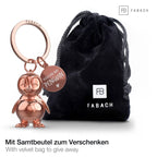 Oggetto regalo di design – porte cles pingouin tu es mon pingouin fabach 