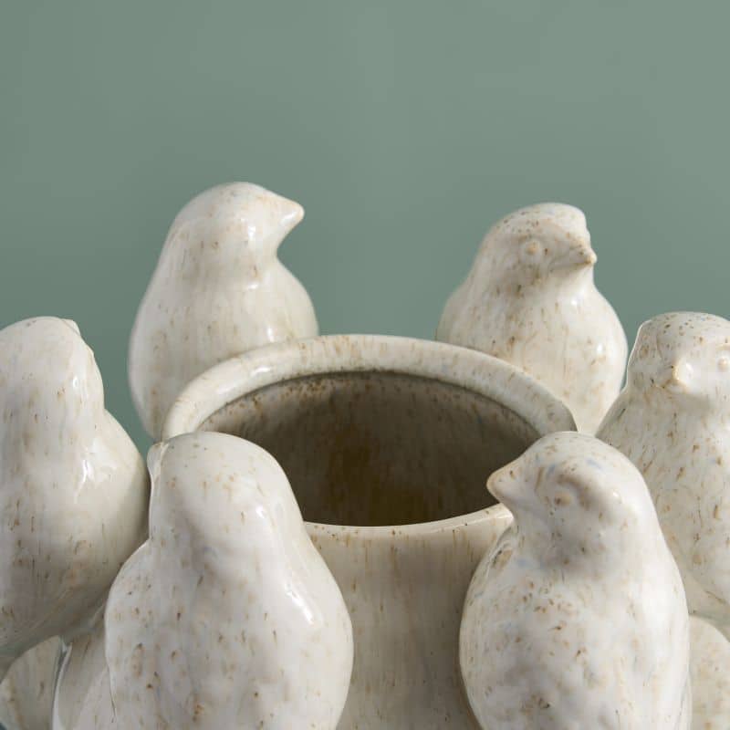 M. Oisillon White Vase