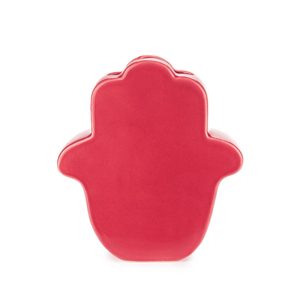 Vase Lucky Hand rouge