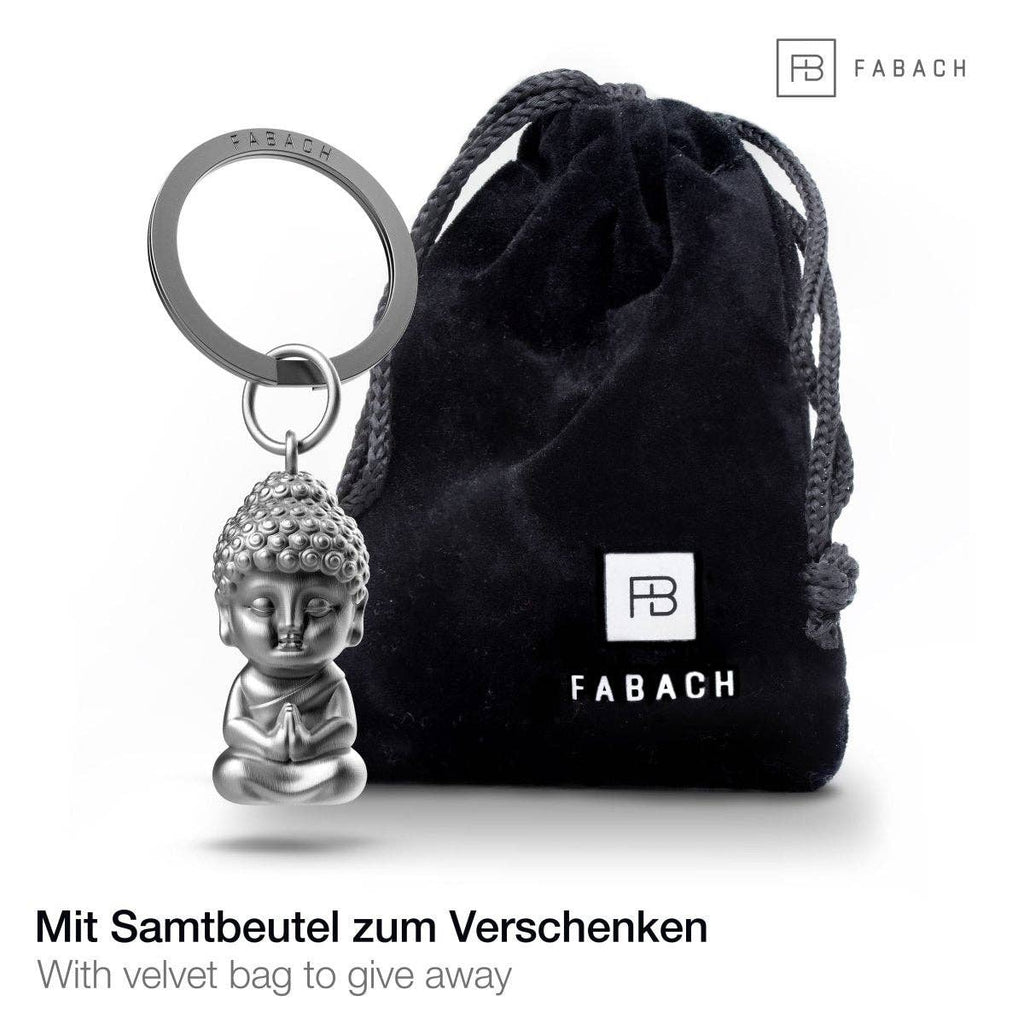 Porte-clés « Karma » Bouddha - Pendentif Bouddha - Mini-porte-bonheur Bouddha - Figurine cadeau Chakra Yoga | Design e regali originali