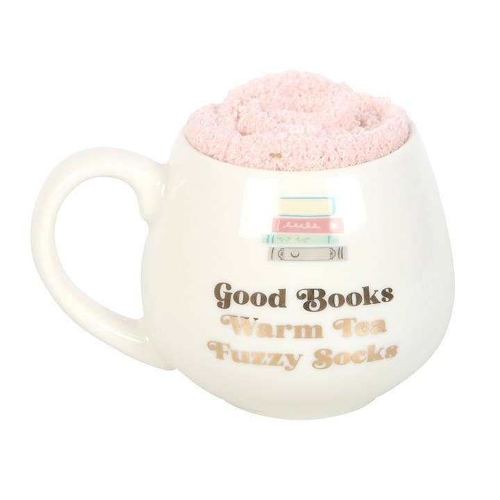 "Good Books" Mug and Socks Set