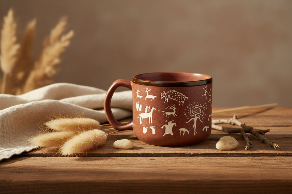 Mug Peintures Rupestres (430 ml) | Design e regali originali